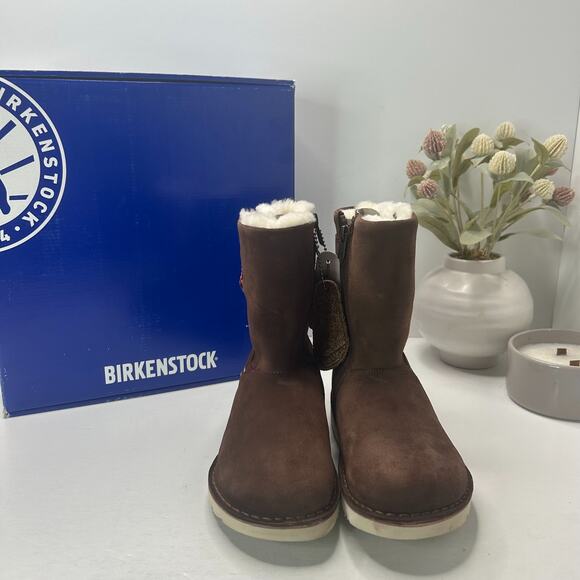 Birkenstock Westford Side Zip Boots Espresso Narrow Fit 1007051 Women's US 5 NWB - Picture 2 of 9